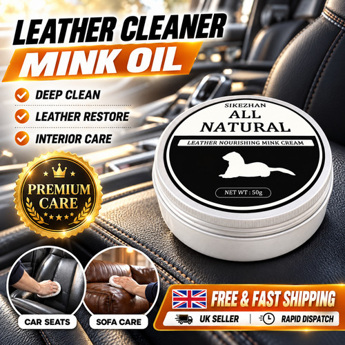 Leather seats cleaner cream - leather,