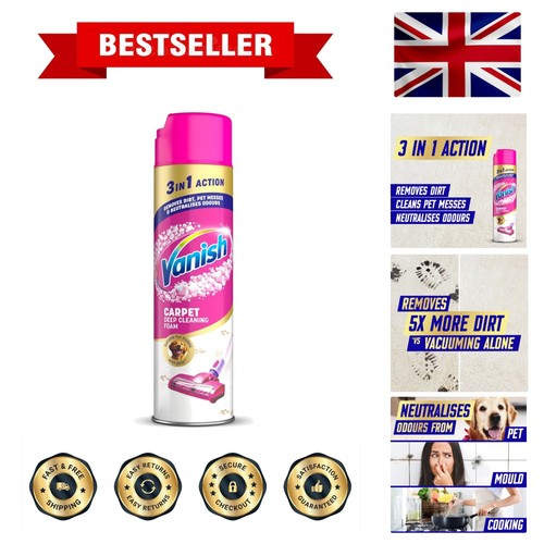 Unscented carpet cleaner - cleaner, foam